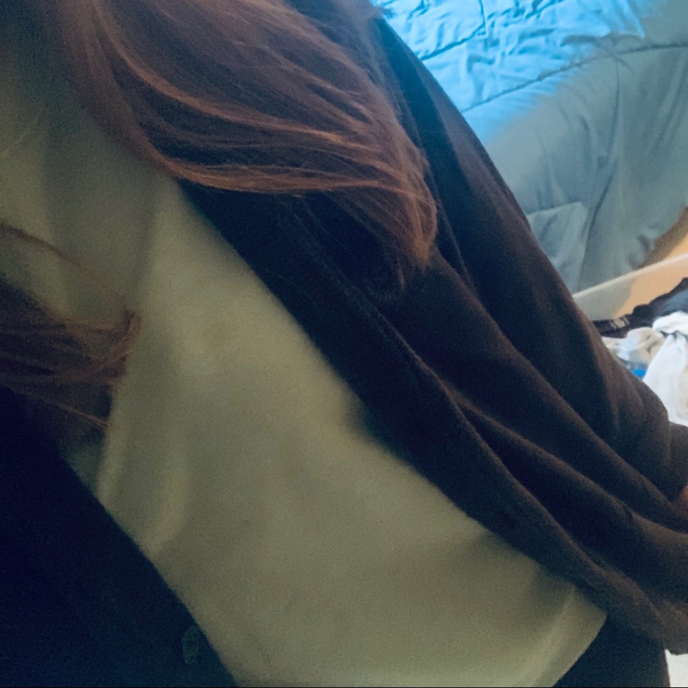 Black cardigan